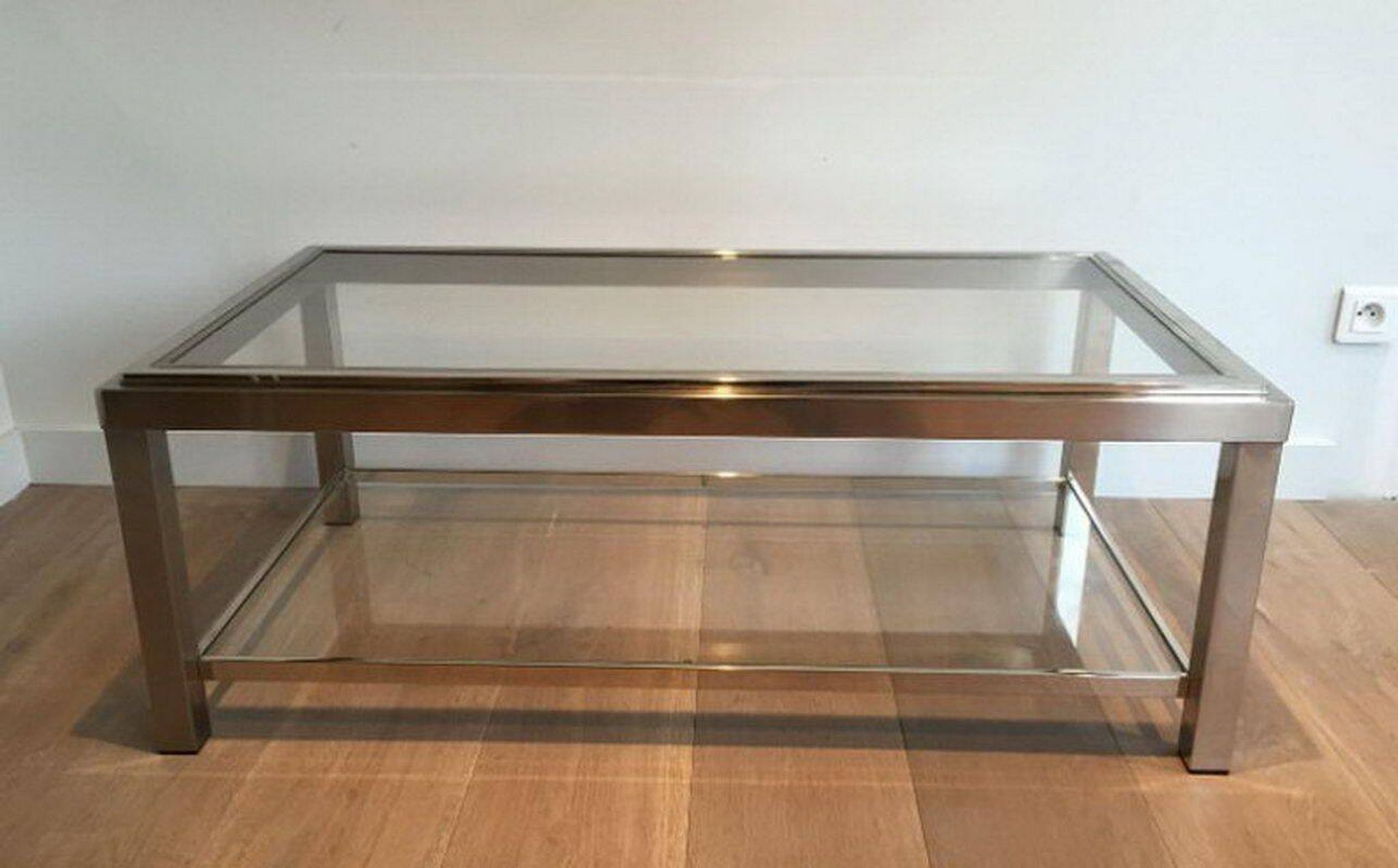 Chrome coffee table
