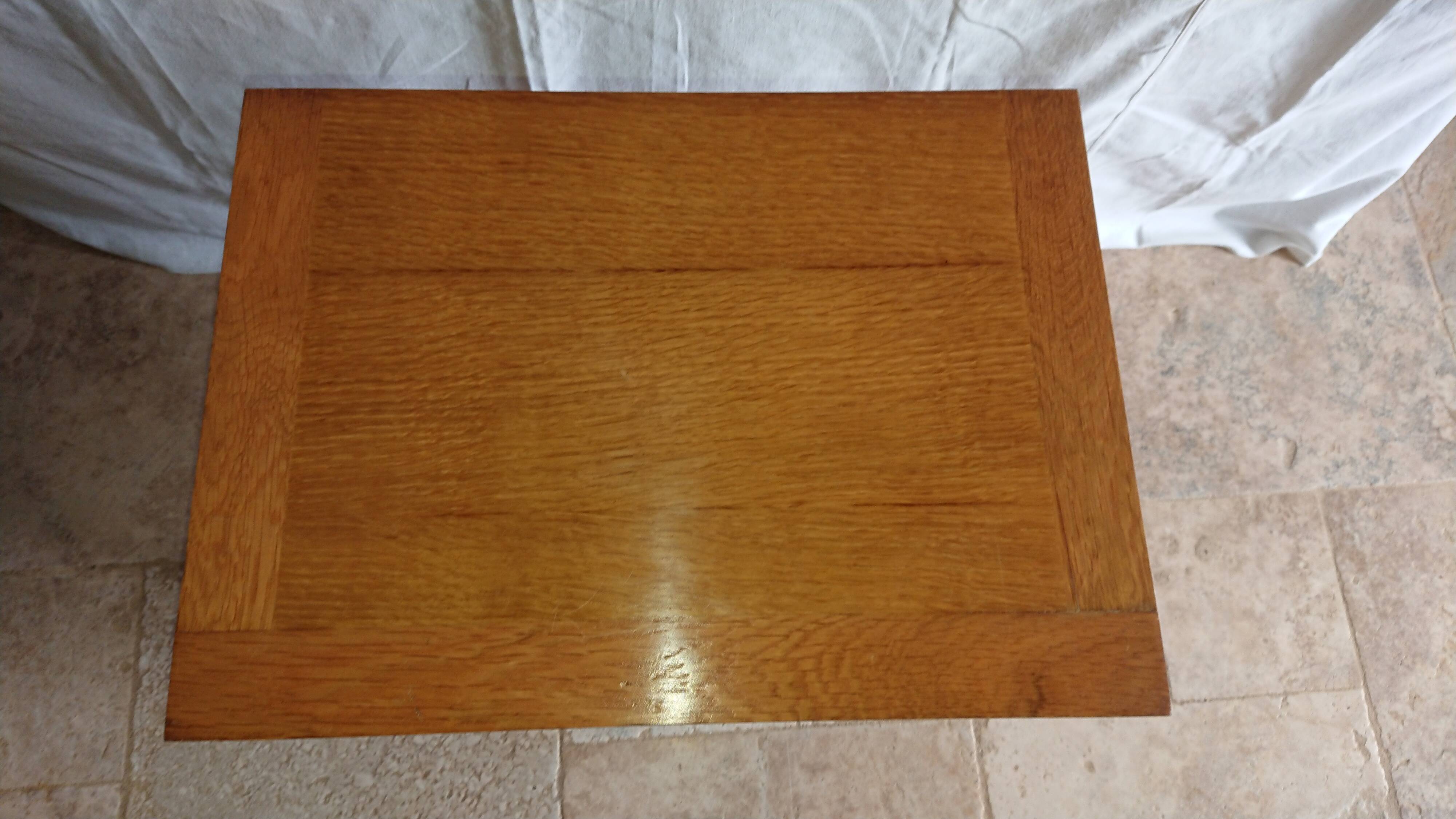 Light oak bedside table