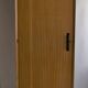 Parisian wardrobe in natural blond mahogany from the 1960s