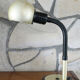 Lampe de tablle ou bureau aluminor 1970's rare couleur dorée