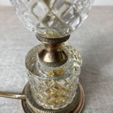 Crystal and bronze lamp bases