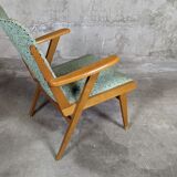 Fauteuil pied compas scandinave