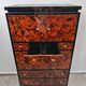 Mid Century Tall Boy or Secretary in tortoiseshell and lacquer by Ottini