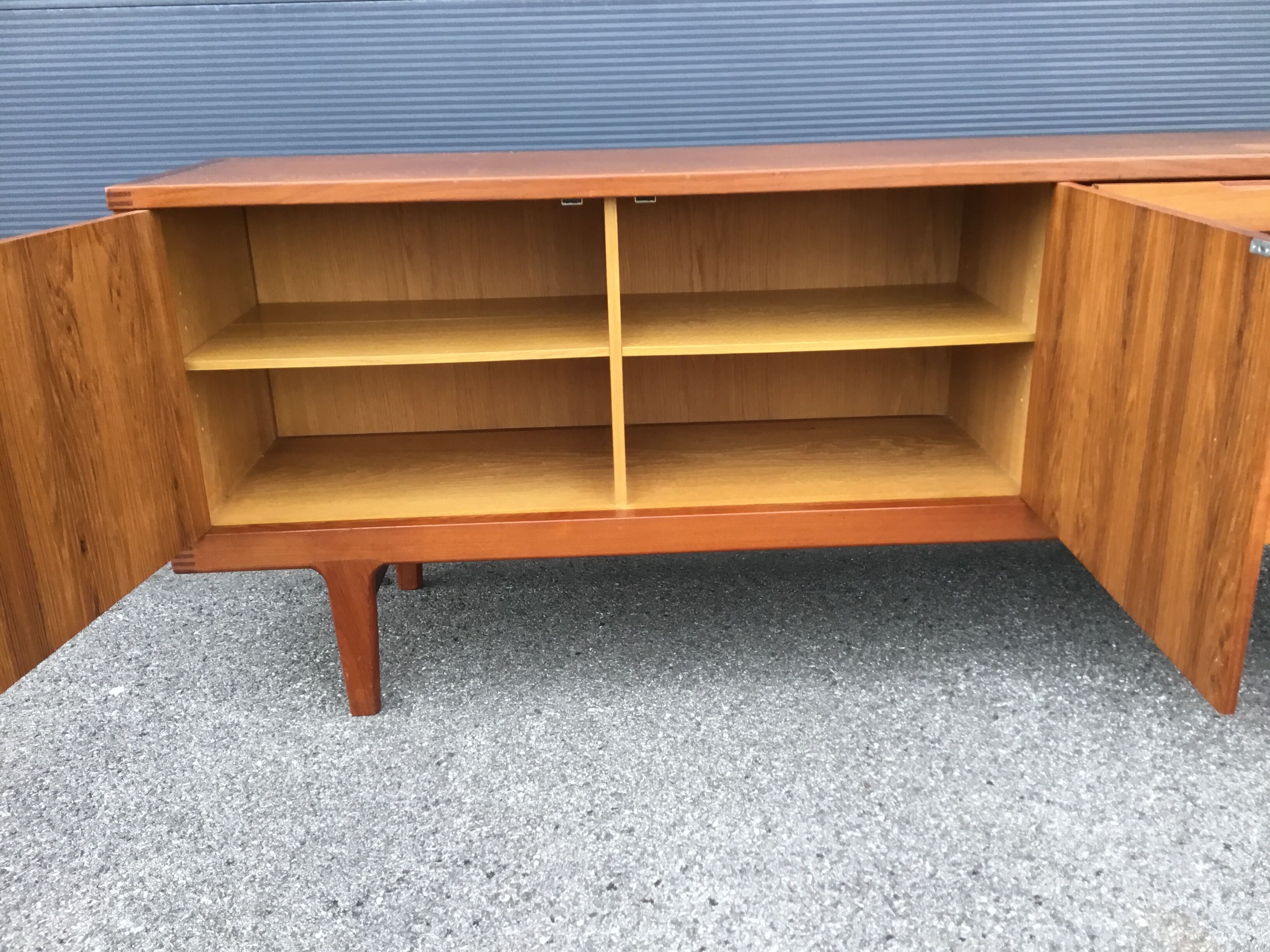 Danish teak sideboard in the 1960s