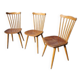 Set of 3 Baumann bistro chairs, Menuet model