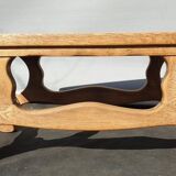 Medieval solid oak coffee table