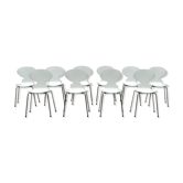 Series of 10 ant chairs by Arne Jacobsen, 1979