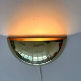 Set of four design midcentury wall brass lamps - Czechoslovakia, 1980s