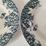 Duo of Moulin des Loups & Hamage plates, Marie-Louise model