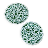 Lot of 2 round serving platters Rosenthal Monbijou Giscard vintage