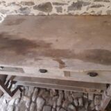 Table îlot établi ancien