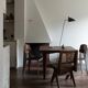 Pierre jeanneret squared wooden dining table, 1950s