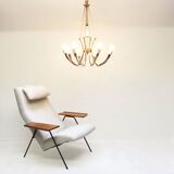 1950s Italian Spider Chandelier By Oscar Torlasco