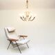 1950s Italian Spider Chandelier By Oscar Torlasco