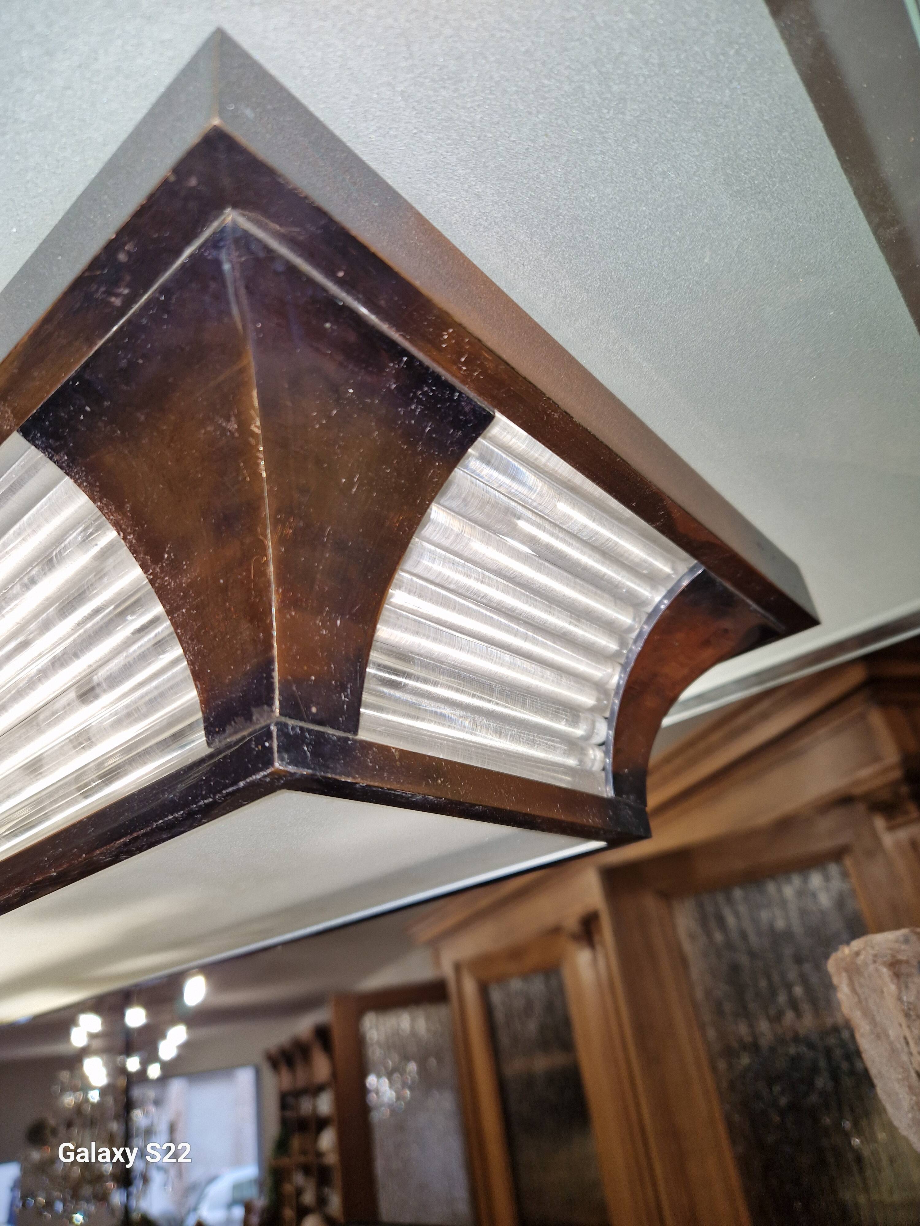 Art deco chandelier petitot henri