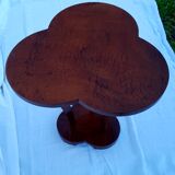 Art deco in thuya magnifying glass side table