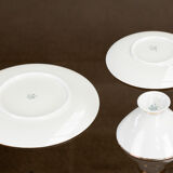 Cup and saucer set in bavaria 1950 porcelain