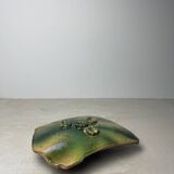 Glazed ceramic flowerpot vase
