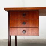 Mid-century modern teak desk by Asko Finland, 1960s.