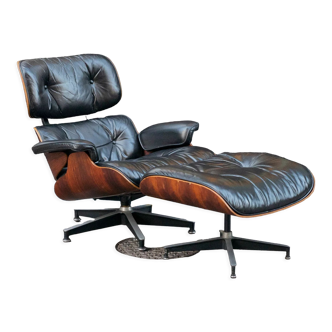 Lounge Chair and ottoman armchair by Charles & Ray Eames - Herman Miller 1976