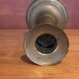 Bronze torch candle holder