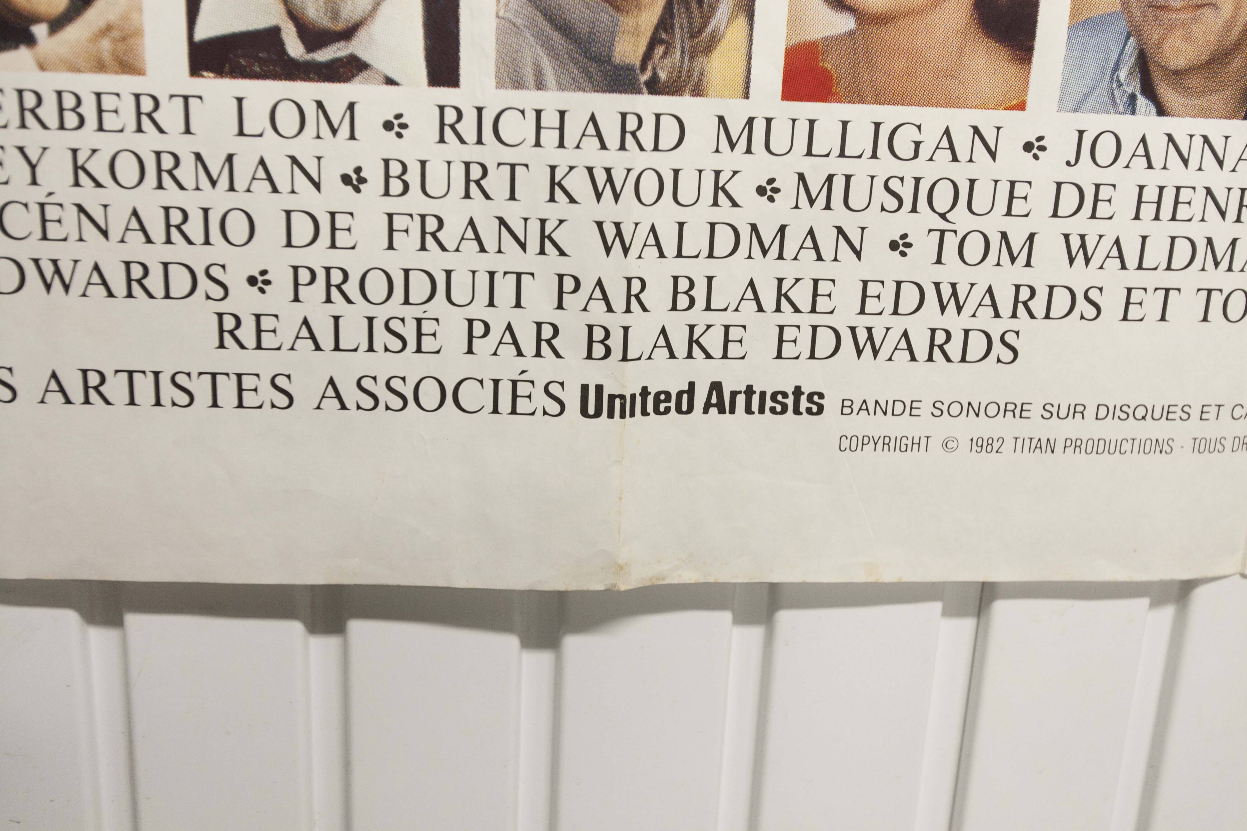 Poster 120x160 "In search of the pink panther" 1982