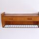 Etagere vintage scandinave en teck et metal 1960