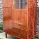 Vintage 1950s combined wardrobe in varnished mahogany – Scandinavian
