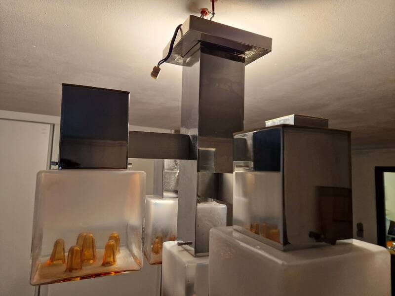 Sciolari - Cube 5-Light Pendant Chandelier