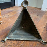 Large copper candlestick lamp base