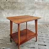 Retro trolley teak design 50s side table