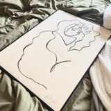 " La fille des étoiles ", 2023, format 50 x 70 cm by Atelier Agapé