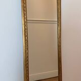 Baroque rectangular gilded mirror