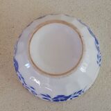 Old faceted iron earth bowl