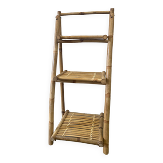 Rattan shelf