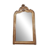 Louis Philippe mirror with pediment 141 x 80