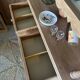 Ancien buffet, vaisselier double corps