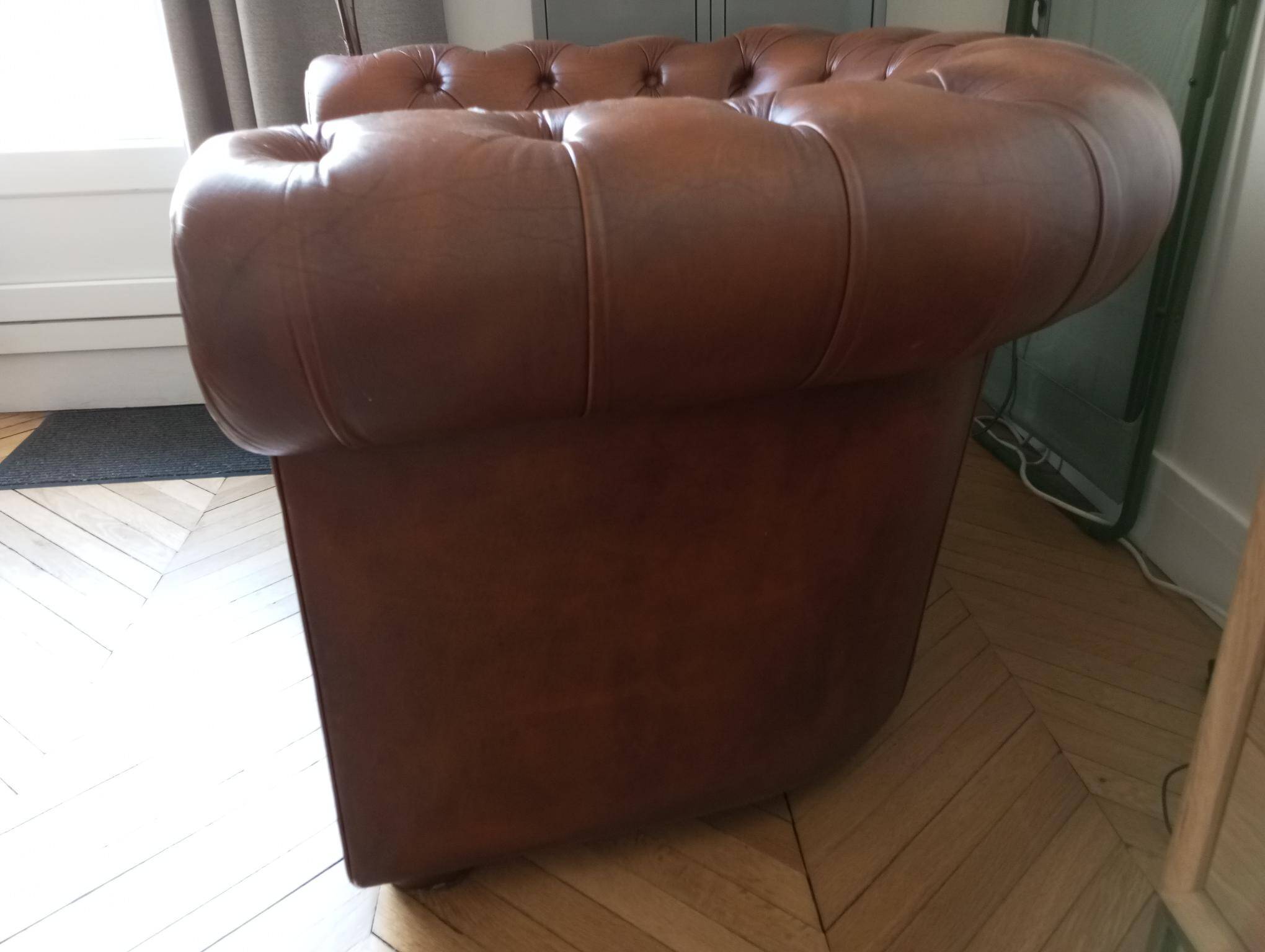 Fauteuil club chesterfield