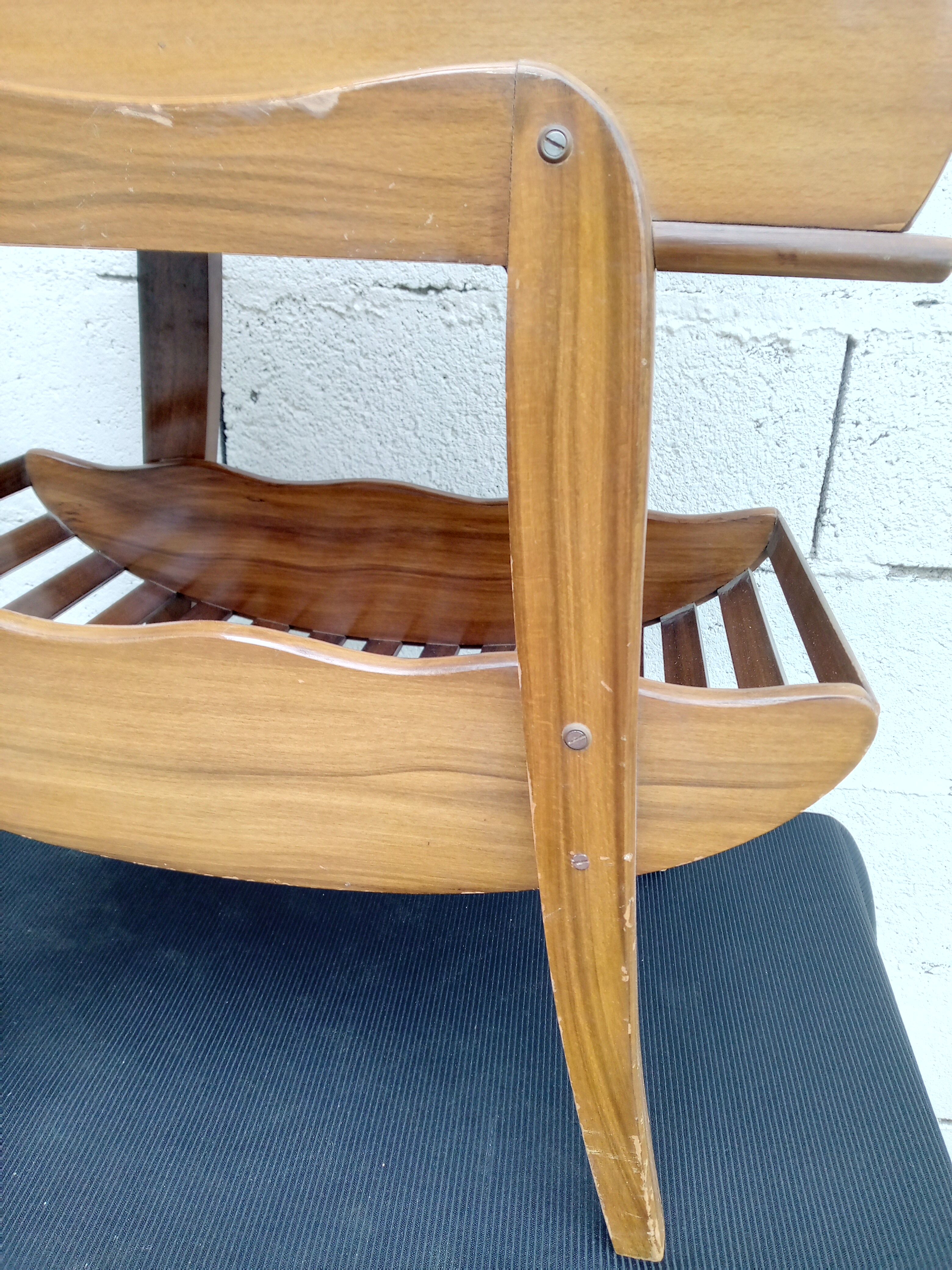 Vintage curtain worker