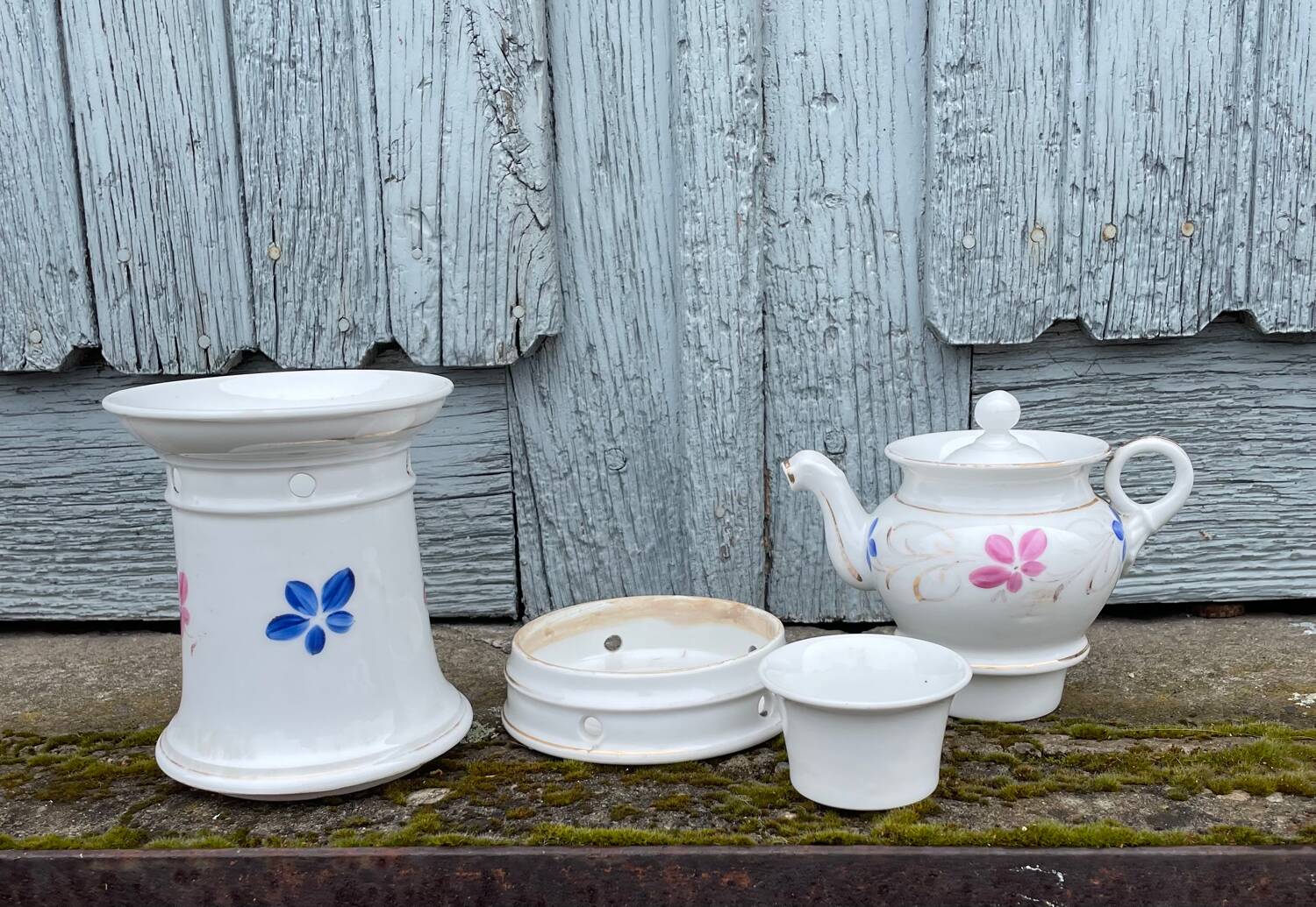 Antique porcelain teapot