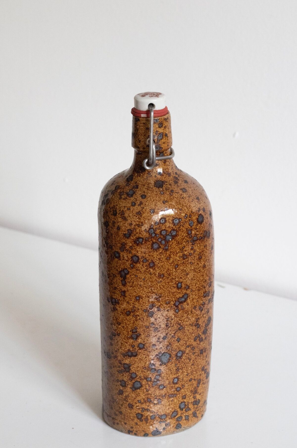 Pyrite stoneware bottle