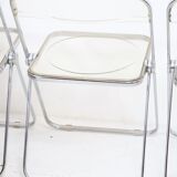 Suite of 4 Plia chairs by Giancarlo Piretti for castelli