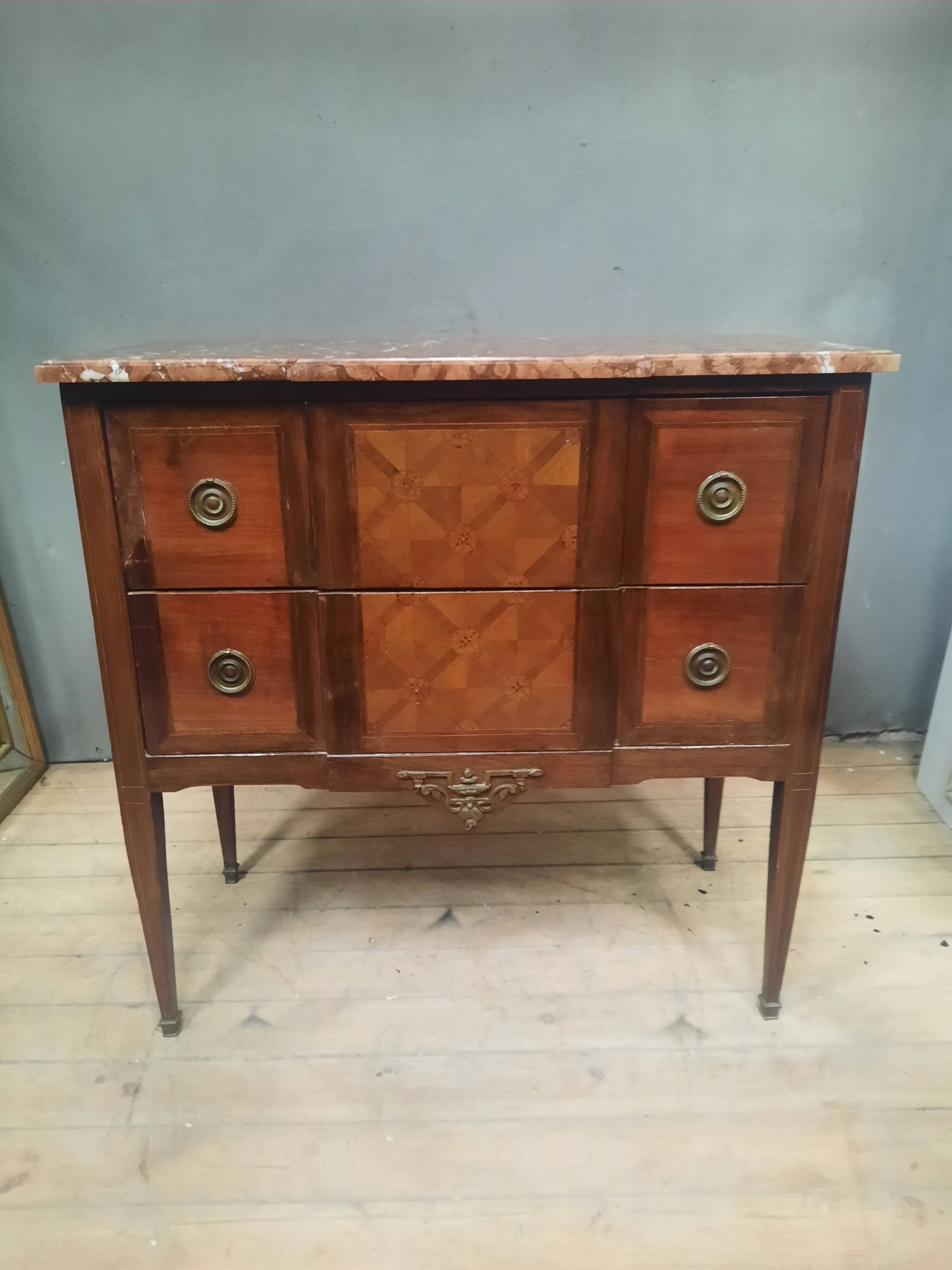 Louis XVI style chest of drawers from the 19th century