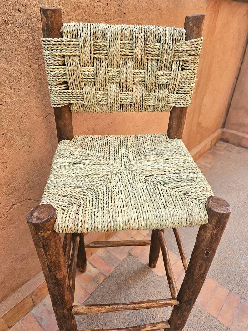 Vintage moroccan bar stool