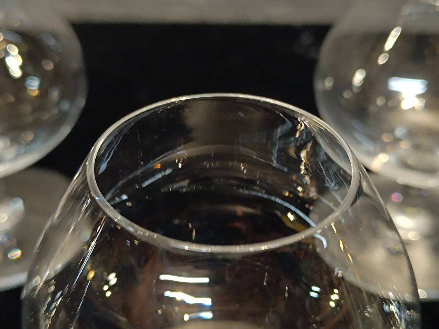 6 Baccarat brandy glasses