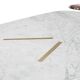 L.A. Studio Contemporary Modern Marble and Brass Italian Dining Table