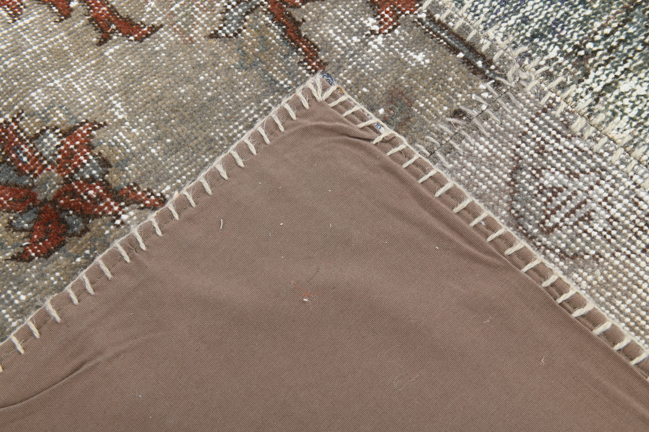 Hand-Made Wool Turkish Vintage Rug