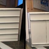 A set of two Ducaroy Ligne Roset pieces of furniture.