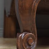 Standing man in cherry wood, Louis XV style – late 19th century