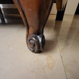 Louis XV style crossbow commode in solid walnut